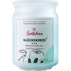 Duftkerzen im glas Bergamotes & zaļā tēja & baziliks Duftkerze Outdoor Kerze Sojawachs Citronella Kerzen Duftkerze für Garten,Terrasse,450g Citronella Kerze Groß,Brenndauer bis zu 45 Stunden