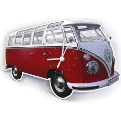 VW Collection by Brisa T1 sienas pulkstenis, Classic Red