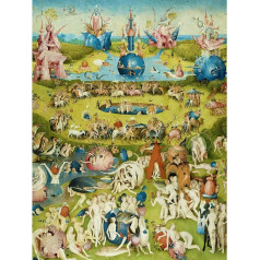 Artery8 Hieronymus Bosch Garden Earthly Delights Glezniecība Liela siena mākslas plakātu drukāt bieza papīra 18 x 24 collu dārza glezna sienas plakātu drukas