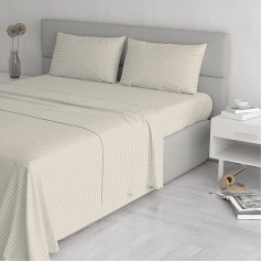 Itālijas gultas veļa Satīna svītras Turtle Dove Double Duvet Cover Set