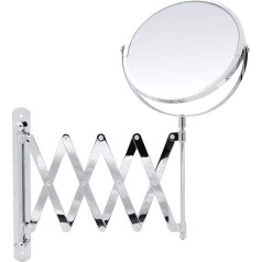 RIDDER Jannin Mirror Vanity Mirror Hanging Mirror Scissor Mirror Chrome 2X Magnification