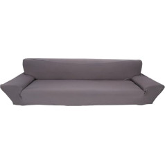 Yosoo 4 Sitzer Sofa Covers 7 Vollfarben Full Stretch Slipcover Elastīgs dīvāns Soft Couch Abdeckung Sofa Protector Home Möbel (Farbe : Grau)