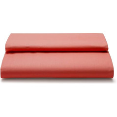 Sancarlos Basics Plain Dyed Flat Sheet 100% kokvilna Coral 150 cm gultai