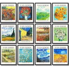 97 Decor Van Goga plakāts - Van Goga sienu māksla - Van Goga izdrukas Slavens mākslas izdrukas Van Goga mākslas glezna Abstract Art Poster Art Print Art Print Vincent (8x10 collas, bez rāmja)