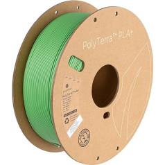 Polymaker PolyTerra PLA+ zaļš - 1,75 mm - 1 kg