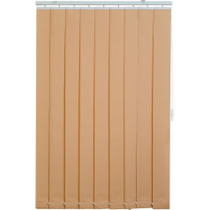 Sunlines vertikālās žalūzijas - krēmkrāsas krāsā - platums 150 cm x augstums 150 cm