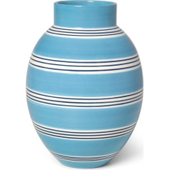 Kähler Ваза Высота 30 см Omaggio Nuovo Design Stripes Blue