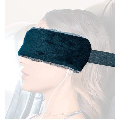 SeatSleeper Travel Headrest spilvens - nesējs, galvas balsts, lai jūs varētu labi gulēt lidmašīnā un palikt vertikālā stāvoklī, mājīgs, mazs, melni pelēks, regulējams, Nomad Travel lidojumam un automašīnai