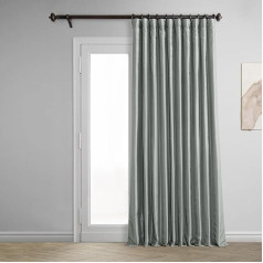 HPD Half Price Drapes PDCH-KBS9BO-96-DW Īpaši plati mākslīgā zīda aptumšojoši aizkari, Vintage tekstūra, 1 panelis, 100 x 96, sudraba krāsā,