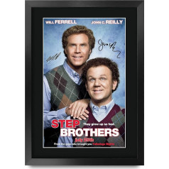 HWC Trading Step Brothers Will Ferrell John C. Reilly Dāvanas ar parakstu A3 Parakstīts Mounted Photo Display A3 Autograph Display