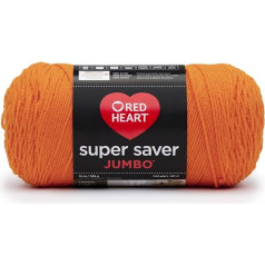 Red Heart Super Saver Jumbo E302C, ķirbis, akrils, akrils, 0,1 x 0,1 x 0,1 cm, 2043