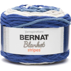 Bernat Decke Stripes-Various Farben, Faser: 100% Poliesters, Cape Cod, 300 g