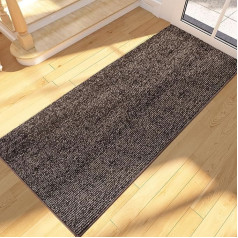 FCSDETAIL Dirt Trapper Mat Indoor 60 x 180 cm Mašīnā mazgājams ieejas paklājs Suņu durvju paklājs Neslīdošs iekštelpu paklājs priekšnams Ieejas zona Virtuve