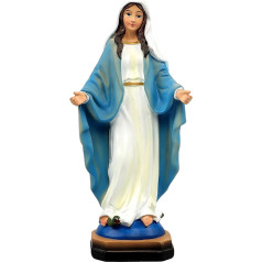 NICEYEA Jaunavas Marijas statuja Reliģiskā statuja Jaunavas reliģiskā Saint Figure Madonna Jēzus Statuetes Resin Catholic Virgin Mary Statue for Religious Home Decoration Indoor Use