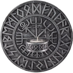 Viking Compass Vegvísir Ziemeļvalstu tējas gaismas turētājs - pie sienas