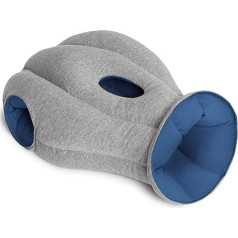 OSTRICH PILLOW Ostrichpillow Original Travel Pillow for Headrest Neck Pillow for Travel, Plane Cushion, Car Cushion, Neck Pillow for Desk (Sleepy Blue), zils