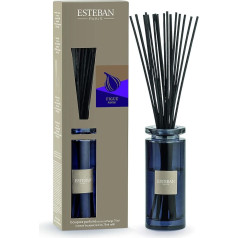 ESTEBAN vase diffusor duft haus FIGUE NOIRE 75ml a essstäbchen mit Vase glas