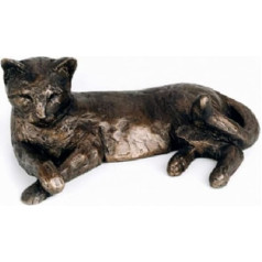 Frith S023 Katzenskulptur Tinkabelle von Paul Jenkins, kalt gegossen, bronza