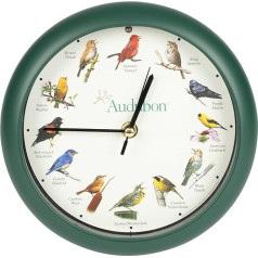 Mark Feldstein & Associates Audubon Dziedošais putns Wanduhr, 20,3 cm