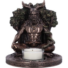 Nemesis Now Cernunnos 13,5 cm tējas luktura turētājs, bronzas krāsā