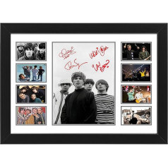 Mančestras mūzikas skatuve Madčesteris Britpop Ian Brown John Squire Memorabilia Kolāža Plakāts Print Unframed A4 (12x8-30x20cm)