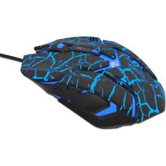 E-Blue Aurora Игровая мышь с Дополнительными кнопками / LED Подсветка RGB / 4000 DPI / Avago Chipset / USB