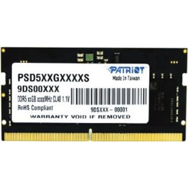 Patriot so-dimm ddr4 32gb 3200mhz Hynix mikroshēma