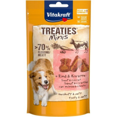 Vitakraft treaties minis jautienos ir morkų skanėstas šunims 48g