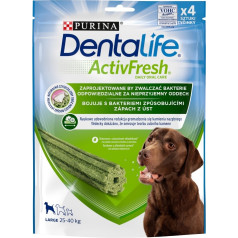 Purina dentalife active fresh large - zobu uzkodas suņiem - 142 g