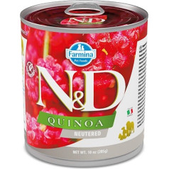 n&d quinoa sterilizuota kiauliena - drėgnas maistas šunims - 285 g