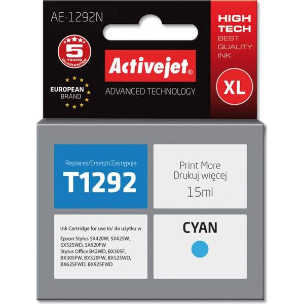 Effiki Activejet ae-1292n tinte (rezerves epson t1292; supreme; 15 ml; zila)