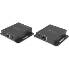 Extender/ekstenderis hdmi 4k 30hz 70m pa vītā pāra kat.5e/6/7/8 hdcp 1.4 edid ir poc, komplekts