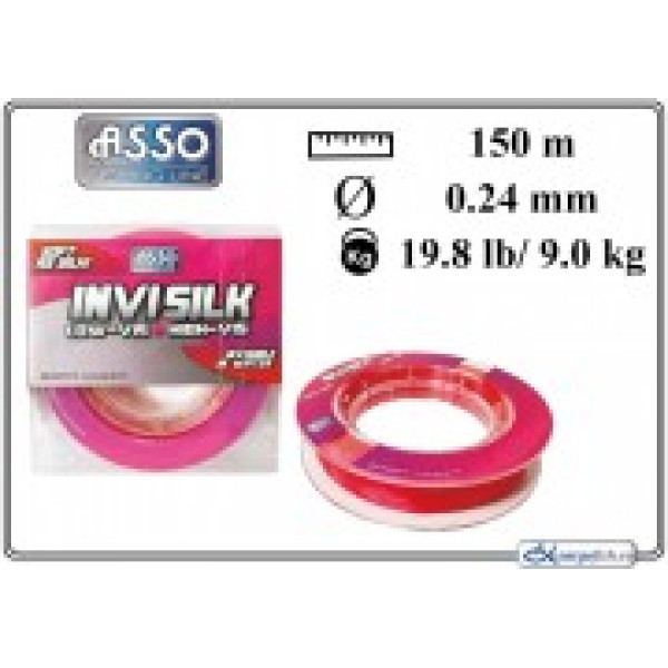 Asso Aukla ASSO Invisilk low-vis 150pink - 024