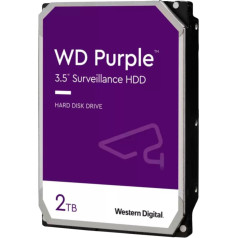 Western Digital WesternDigital PURPLE 2TB uzraudzības disks WD23PURZ 64MB