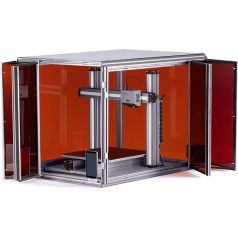 Snapmaker 3D printeris, 3D drukāšana un lāzergravēšana un CNC 3D printeris 3-in-1, 320 x 350 x 330 mm darba laukums, 3D printeris ar auto izlīdzināšanu, ar korpusu, drukāšanas atjaunošanas funkcija, trokšņu samazināšana (A350T komplekts)