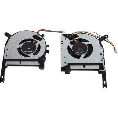 CPU ventilators, 2 gabali alumīnija sakausējuma GPU dzesētājs, portatīvo portatīvo datoru ventilatoru nomaiņa, priekš ASUS TUF FX505ge FX505gm FX505dt FX505dt FX705