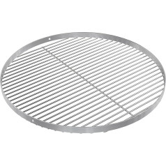 Grihero Round Stainless Steel Cooking Grate for Swivel Grill, Diameter 80 cm, Grill Grate with 3 Suspension Holes for Swivel Grill Grate BBQ Grill Accessories (4 Size: Diameter 50 cm, 60 cm, 70 cm, 80