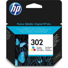 Tinte hp color hp 302, hp302=f6u65ae, 165 lpp,4 ml