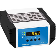 Cole-Parmer BH-250D-2-HT Dri-Block® Digitaler Blockheizkörper, Dual-Einsatz, 200 Grad C; 230 VAC