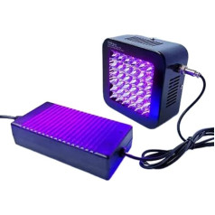 400W Led UV-GEL-Härtungslampe UV-Lichthärtung Öldruckmaschine Glastinte Farbe Siebdruck 3D-Drucker 365nm 395nm 405nm für SLA/DLP/LCD-3D-Druck(1 UK)