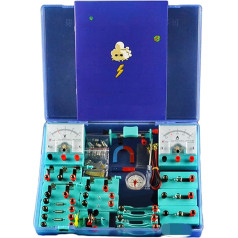 Elektromagnetische Experimentierbox, Starter-Kit zum Lernen von Physik- und Stromkreisen, Kits zur Erforschung des Elektromagnetismus für Schüler der Mittelstufe