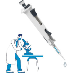 OuEUT Vienkanāla manuāli regulējamas pipetes, laboratorijas aprīkojuma mikropipetes, 100 ~ 1000 µl, medicīnai, mācībām, ķīmijas rūpniecībai un zinātniskajai pētniecībai