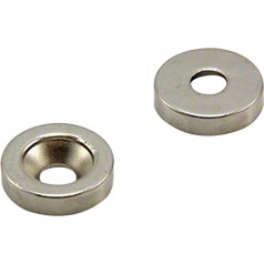 Magnetas Expert F205 N N35H Magnetinis 6 mm įleidžiama skylė, šiaurinis (80 vnt.)