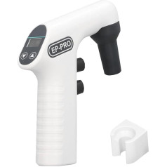 YOOTg Elektronischer Pipettierpumpen-Pipettiercontroller, Bereich 0,1-100 Ml, LCD-Display, Wiederaufladbarer Lithium-Akku Mit 8 Stunden Laufzeit, Mit Vertikalem Ständer,EP-PRO