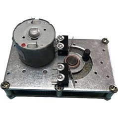 Sildītāja vārsta reduktora motors, 180° ierobežojums, CW/CCW DC 12V, 0,9 RPM