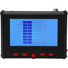 Cctv Test Monitor Tvi UTP Koaxial Engineering Tester Display 8Mp 4,3 Zoll Ständer für Halter Stand Platte Netzwerk Kabel Tester (EU-Stecker)