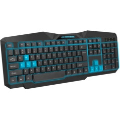 Tirions egk201b tastatūra (usb 2.0; (us); krāsa melna)