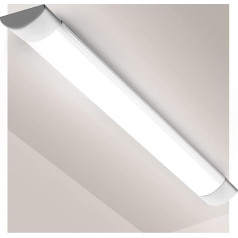 Viugreum 30 W LED griestu lampas lampas 90 cm, 3600 LM neitrāli balta 4000 K LED pagraba gaisma, 130° staru leņķis LED mitro telpu gaisma vannas istabai, dzīvojamai istabai, virtuvei, garāžai, A+ enerģijas klase