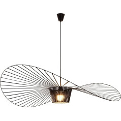 CHNB® Vertigo Lamp Black 200 cm Modern Vintage Pendant Light Hanging Lamp Piemērots ēdamgaldam Dzīvojamā istaba Guļamistaba Lustra Lampas (Diametrs 200 cm)