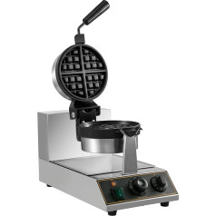 VEVOR Waffle Machine 1100 W Rotating Waffle Iron 220 V Waffle Maker Waffle Iron for 4 Waffles